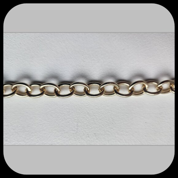 STELLA & DOT || 18” Polished Gold Colour Chunky Necklace - Picture 2 of 4